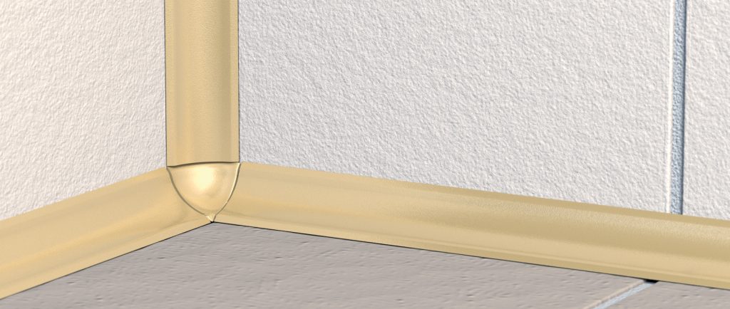 A09b PVC INNEREN ECKE ZU ECKE PROFILE
