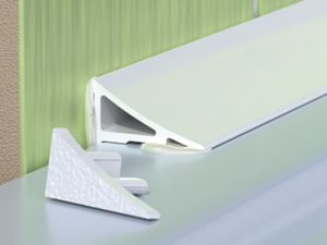 A11c BATH PROFILE ON THE TILES WITHOUT ADHESIVE TAPE