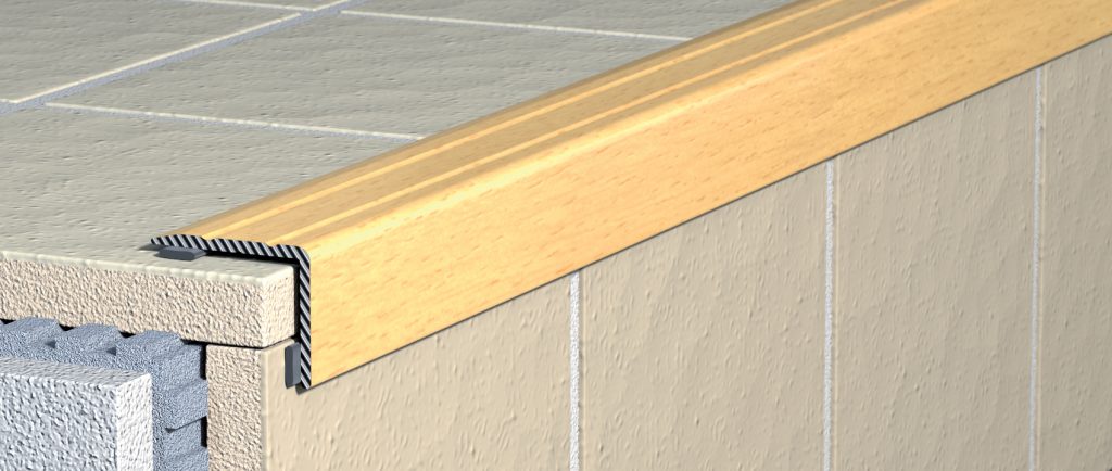 C03 STAIR NOSING - ADHESIVE PROFILE