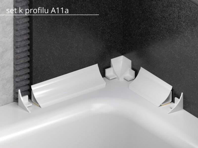 A11a VANOVÝ PROFIL NA OBKLAD S LEPÍCÍ PÁSKOU - OBLÝ - Image 4